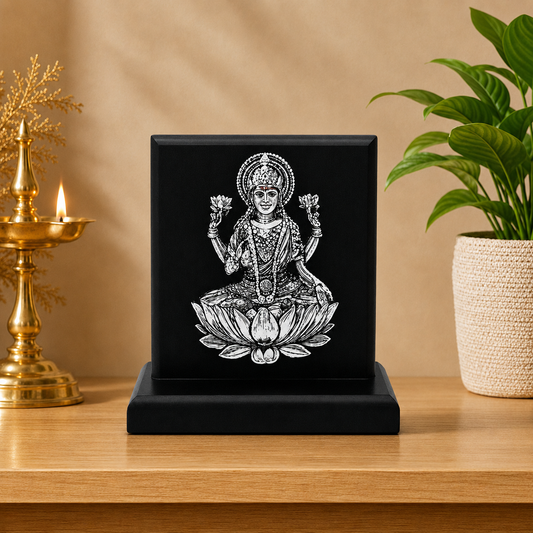 Premium Lord Ganesha Silver Finish Table Décor Idol