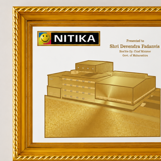 Custom Corporate & Institutional Commemorative Gold Plaque
