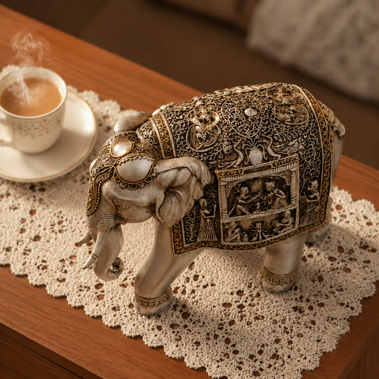 Vintage Heritage Elephant Decorative Showpiece