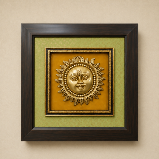 Radiant Surya Brass Wall Art Frame