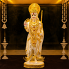 Premium Ram Darbar Gold Plated Idol Showcase