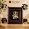 Maa Durga on Tiger 925 Sterling Silver Frame