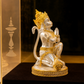 Premium Ram Darbar Gold Plated Idol Showcase