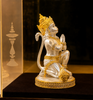 Premium Ram Darbar Gold Plated Idol Showcase