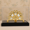 24K Gold-Plated Crystal Peacock Napkin Holder