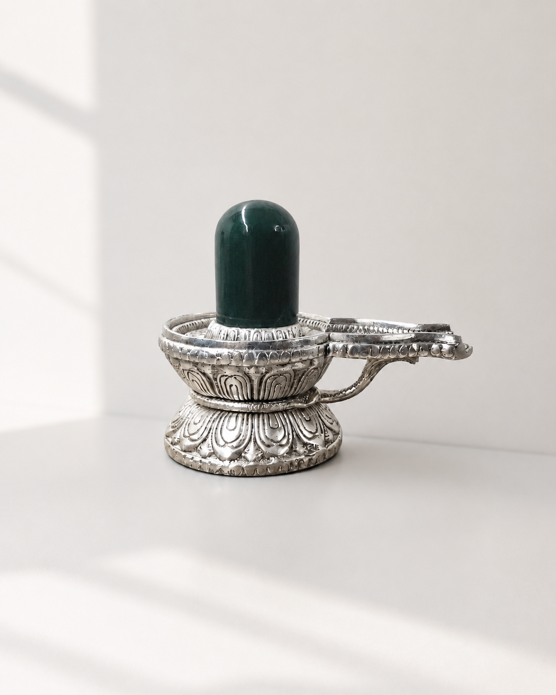 Antique German Jade Stone Shivling