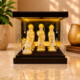 Premium Ram Darbar Gold Plated Idol Showcase