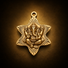 Shree Ganesha Brass Wall Art Frame