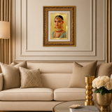 Custom Bridal Portrait Gold Photo Frame