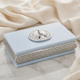 German Silver Peacock Enamel Multipurpose Decorative Box