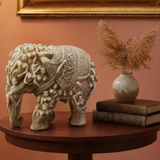 Heritage Ivory Artisan Elephant Showpiece