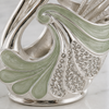 German Silver Swan Spoon Holder