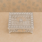Premium Silver-Tone Peacock Dry Fruit Box with Decorative Lid