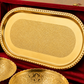 Premium Gold-Plated Bowl Set with Serving Tray & Spoons – Velvet Gift Box