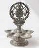 Antique German Silver Lakshmi Diya