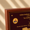 Custom IIIT Nagpur Commemorative Gold Plaque
