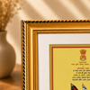 Custom Military & Government Commemorative Gold Plaque