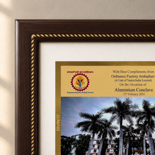 Aluminium Conclave Commemorative Presentation Plaque