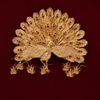 Golden Peacock Decorative Wall Frame