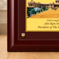Presidential Compliments Commemorative Plaque