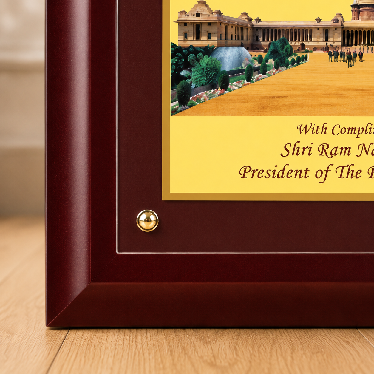Presidential Compliments Commemorative Plaque