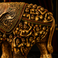 Antique Hand-Carved Elephant Figurine