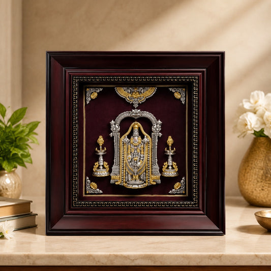 925 Silver Ram Darbar Premium Framed Wall Décor