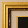 Golden Seven Running Horses Wall Frame