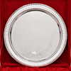 Royal Silver Finish Pooja Thali Set with Bell & Accessories
