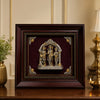 Silver Ram Darbar Premium Framed Wall Décor