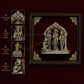 Silver Ram Darbar Premium Framed Wall Décor