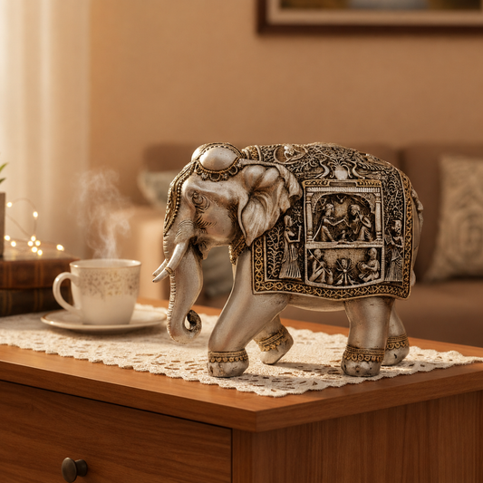 Vintage Heritage Elephant Decorative Showpiece