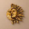 Sun & Moon Brass Wall Art Frame