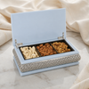 German Silver Peacock Enamel Multipurpose Decorative Box