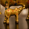 Pichwai Kamdhenu Cow & Calf Decorative Showpiece