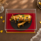 Pichwai Kamdhenu Cow & Calf Decorative Showpiece