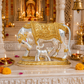Kamdhenu Cow & Calf Gold Plated Idol