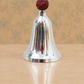German Silver Decorative Pooja Bell with Rudraksha Bead & Feather Handle – Premium Gift Box