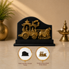 Krishna Arjuna Rath Brass Table Décor