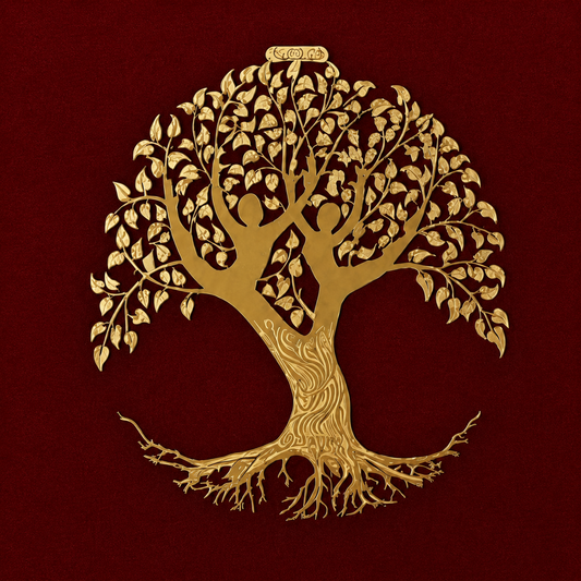 Premium Golden Tree of Life Wall Art Frame