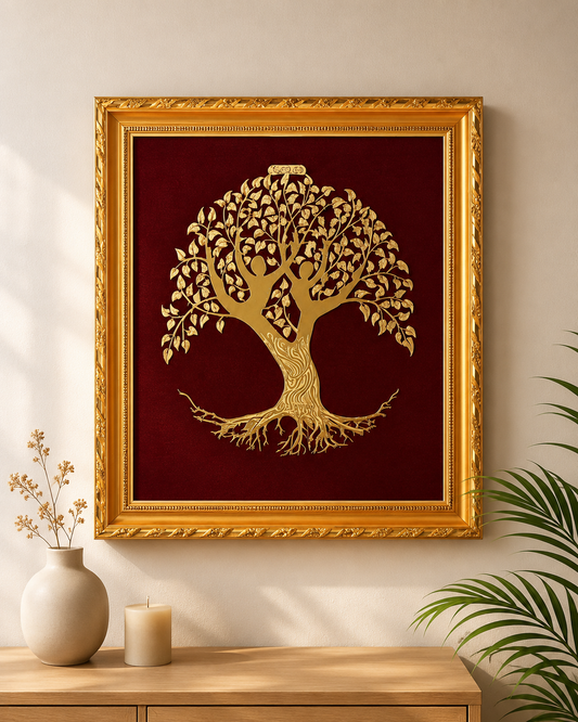 Premium Golden Tree of Life Wall Art Frame