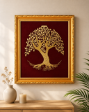 Premium Golden Tree of Life Wall Art Frame