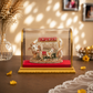Kamdhenu Cow Idol Royal Pearl Decorative with Cabinet