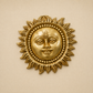 Radiant Surya Brass Wall Art Frame