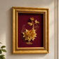 Golden Floral Decorative Wall Frame