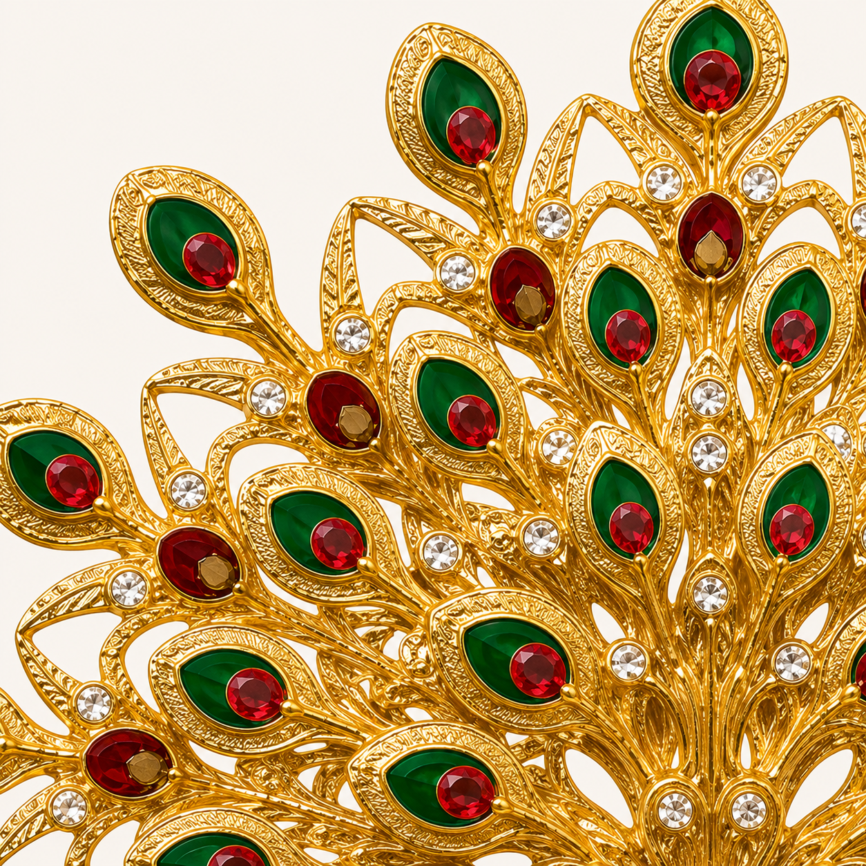 Royal Peacock Decorative Showpiece