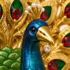Royal Peacock Decorative Showpiece
