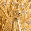 Royal Crystal Peacock Decorative Showpiece with Premium Display Case