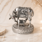 Kamdhenu Cow & Calf Silver Plated Idol