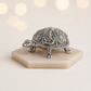Silver Plated Vastu Tortoise with Ashta Lakshmi Engraving